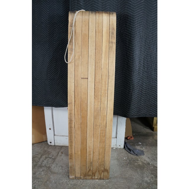 VTG Adirondack Bentwood Oak Toboggan Snow Sled Sleigh Vinyl Seat Cabin Decor 72" For Sale - Image 16 of 18