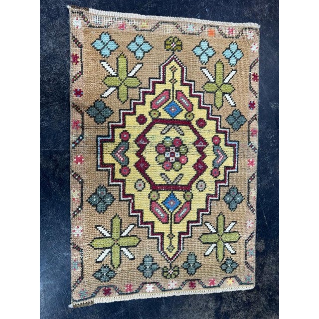 Early 21st Century Turkish Yastik Rug 1'8" x 2'6" For Sale - Image 5 of 5
