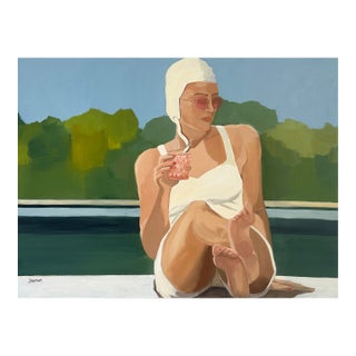 "Rose Colored Glasses" Original Oil Painting, by Jennifer Hohlfelder For Sale