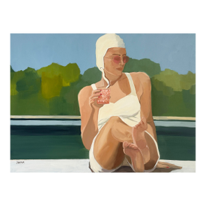 "Rose Colored Glasses" Original Oil Painting, by Jennifer Hohlfelder