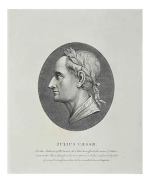 Thomas Holloway, Portrait of Julius Caesar, Etching, 1810