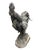 2000 - 2009 Vintage French Country Style Cast Iron Rooster Garden Statue For Sale - Image 5 of 12