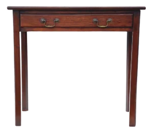 Antique Georgian Cuban Mahogany Writing Table, Late 18th Century