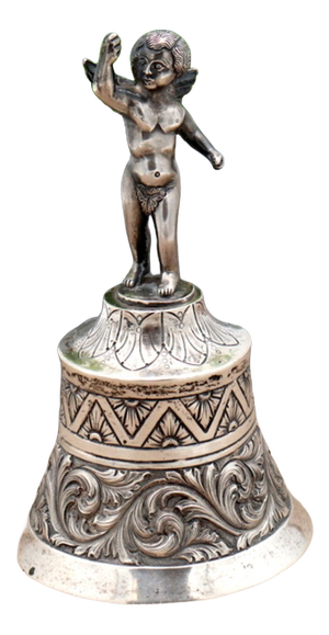 Chiseled Silver Table Bell