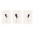Japanese Crane Triptych, Set of 3 Art Prints, 24" X 36" For Sale