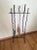 1980s Brutalist Post Modern Iron Fireplace Tools For Sale - Image 10 of 10