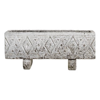 Brutalist Concrete Planter, Antique, France, Circa 1970 For Sale