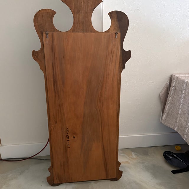 Art Nouveau 1970s Vintage Pulaski Furniture "Acapella" Scrolled Silhouette Accent Wall Mirror For Sale - Image 3 of 3