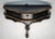 Late 19th Century Antique Baroque Black and Gold Wall Mount Shelf With Drawer For Sale - Image 5 of 10