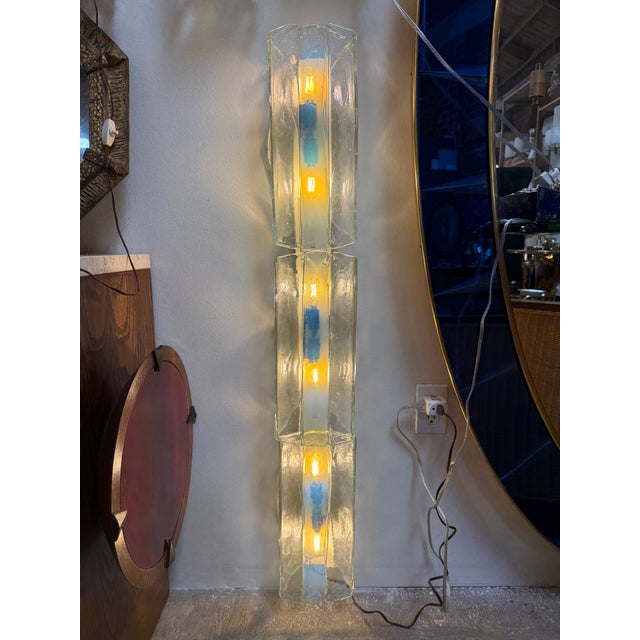 3 Tier 1970s Murano Glass Wall Sconces by Carlo Nason for Av Mazzega – Set of 2 For Sale - Image 12 of 14