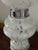 AVMazzega White Murano Glass Table Lamp from Mazzega, Italy, 1970s For Sale - Image 4 of 9