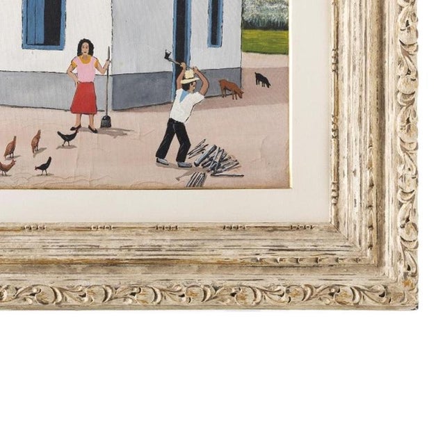 Agostinho Batista de Freitas, House, 1979, Oil on Canvas For Sale - Image 5 of 6