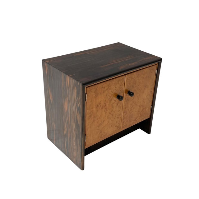 1930s Art Deco Cabinet in Macassar and Birch by Gebroeders Reens Amsterdam, 1930s For Sale - Image 5 of 15