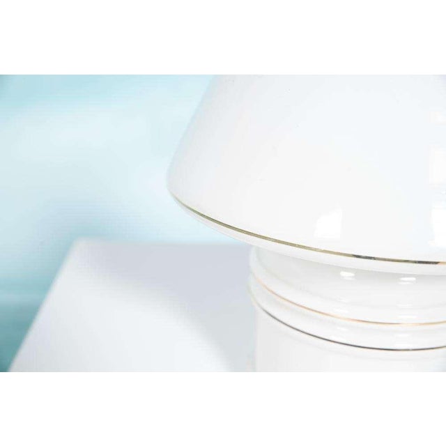 Glass Vintage Glass Table Lamp, 1970s For Sale - Image 7 of 16