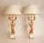 Wood Empire Table Lamps Napoleonic Return to Egypt Giltwood Bouilotte Table Lamps - A Pair For Sale - Image 7 of 12