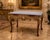 Late 20th Century Italian Painted & Parcel-Gilt Marble Top Console Table With Mythical Mask Carvings, 48.5" For Sale In Los Angeles - Image 6 of 6