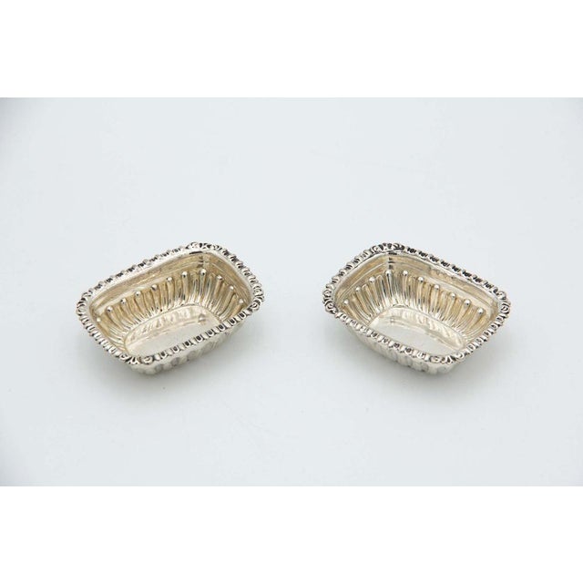 Rectangular Silver Salt Shakers, Set of 2 For Sale - Image 4 of 4