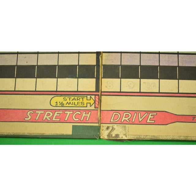 Traditional Hand-Painted C1930s 2pc Horse Race Track Board Game For Sale - Image 3 of 7