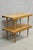 Mid-Century Modern Vintage Mid Century Modern 36" Wood Slat Bench Coffee Table Side Table - A Pair For Sale - Image 3 of 16