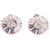 Antique White 14 Karat White Gold Fashion Non Pierce Earrings With Diamonds For Sale - Image 8 of 9