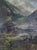 Impressionist Antique 19th Century Oil Painting Moody Woodland Landscape With Deer For Sale - Image 3 of 15