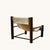Wooden Armchair with Wool Seat, France, 1960s For Sale - Image 4 of 8