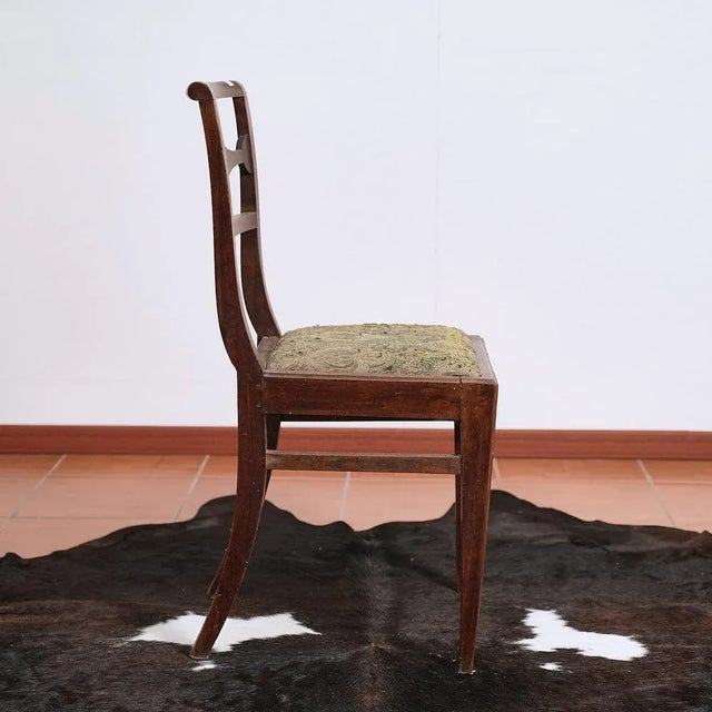 Vintage Side Chair in Wood For Sale - Image 5 of 11