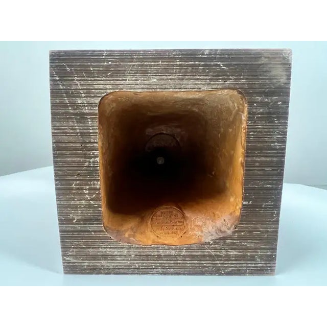 Louvre Museum Reproduction Classical Male Bust, French Plaster Sculpture on Wood 1990's For Sale - Image 16 of 17