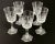 Traditional 1960s Bohemia Crystal Crystalex - Cut Crystal Clarets - Set of 5 For Sale - Image 3 of 8