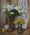 Vintage Floral Still Life Oil Painting, Ukrainian Art, 1980s 54-48 For Sale