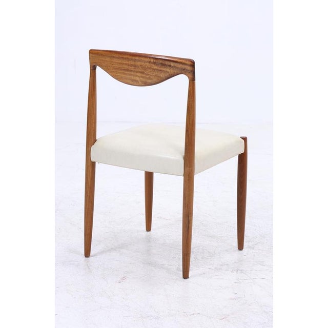 Mid-Century Danish Teak and Leather Bambi Series Chairs by Rolf Rastad & Adolf Relling for Gustav Bahus, Set of 4 For Sale - Image 10 of 13