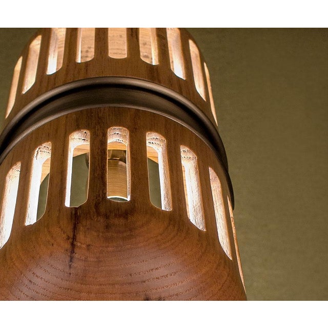 Brown Turing Table Lamp by Wood Tailors Club For Sale - Image 8 of 16