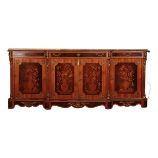 Neoclassical Italian Inlaid Chest of Drawers For Sale