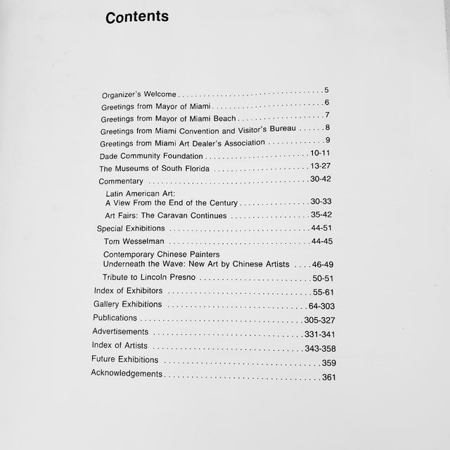 Late 20th Century Miami Art Expo 1992 Vintage Hardcover Book For Sale - Image 5 of 11