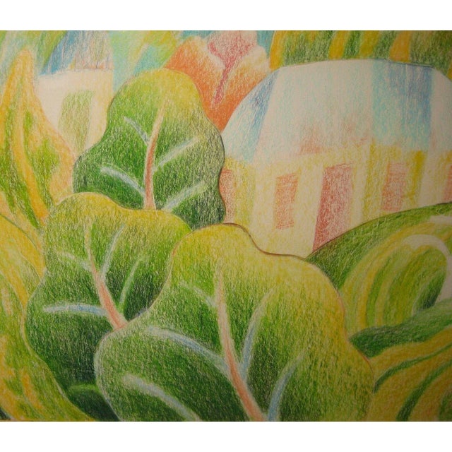 Stonehenge Modernist Drawing by Blair Lent For Sale - Image 9 of 11