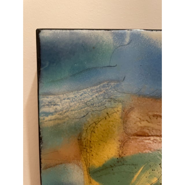 Abstract Steve Krauss Abstract Enamel Painting For Sale - Image 3 of 5