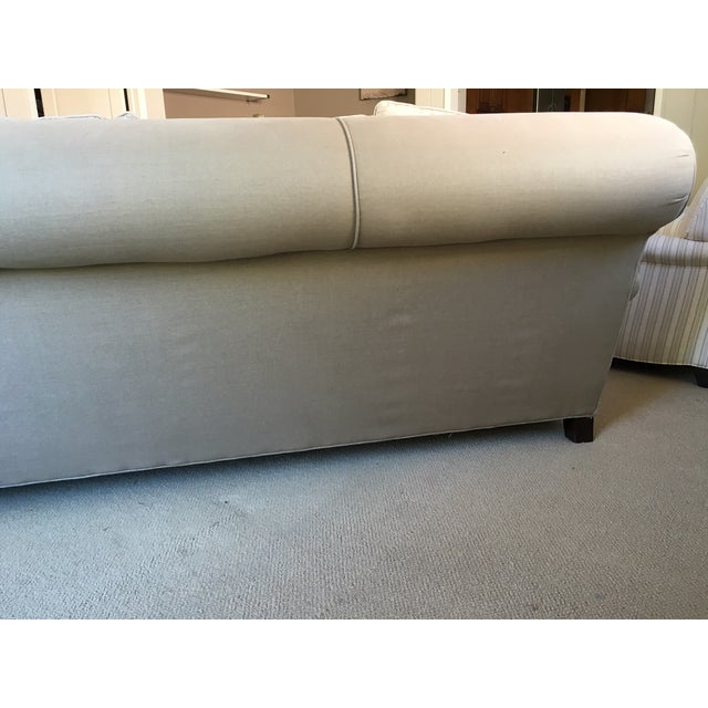 Restoration Hardware Linen Sofa Chairish