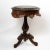 Antique Louis XV Burr Walnut & Marble Side Table With Gilt Brass Accents For Sale - Image 4 of 12