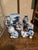 Blue Blue and White Asian Porcelain Collection Seven Pieces For Sale - Image 8 of 8