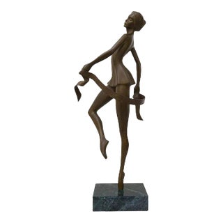 1986 Bunny Adelman Sculpture Ballet Dancer For Sale