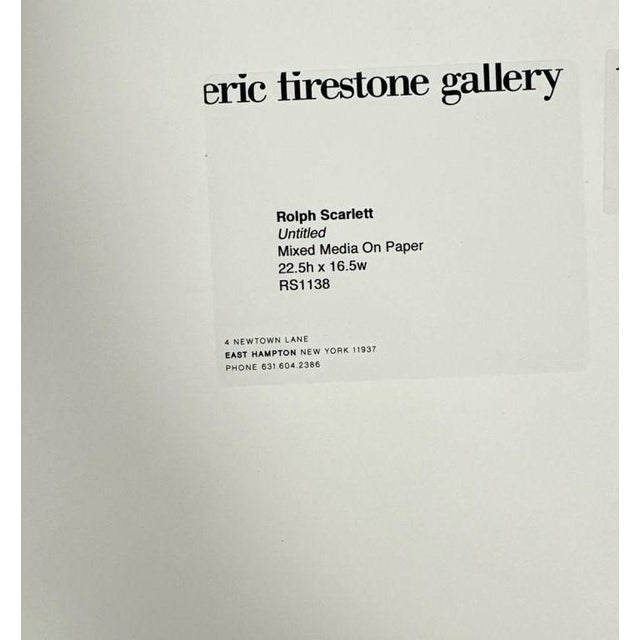 Rolph Scarlett, American/Canadian (1889 - 1984) Watercolor & Gouache "Abstract Composition". Signed lower right. Gallery...