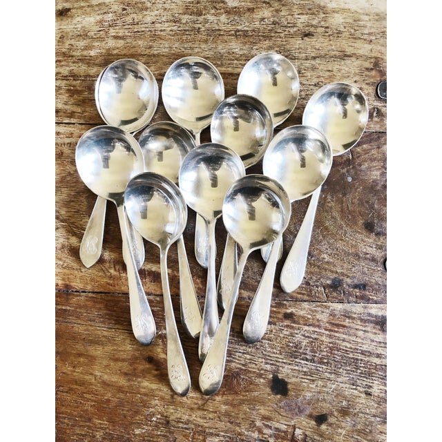 1950s Cartier Sterling Silver Soup Spoons Set of 12 Chairish
