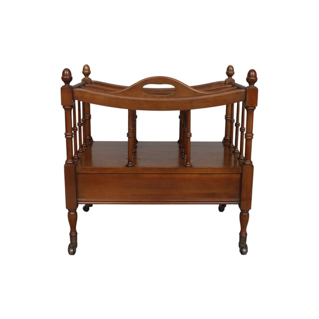 1940s Colonial Style Mahogany Canterbury For Sale - Image 5 of 10