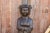 19th Century Hand Carved Black Stone Imperial Statue For Sale - Image 4 of 13