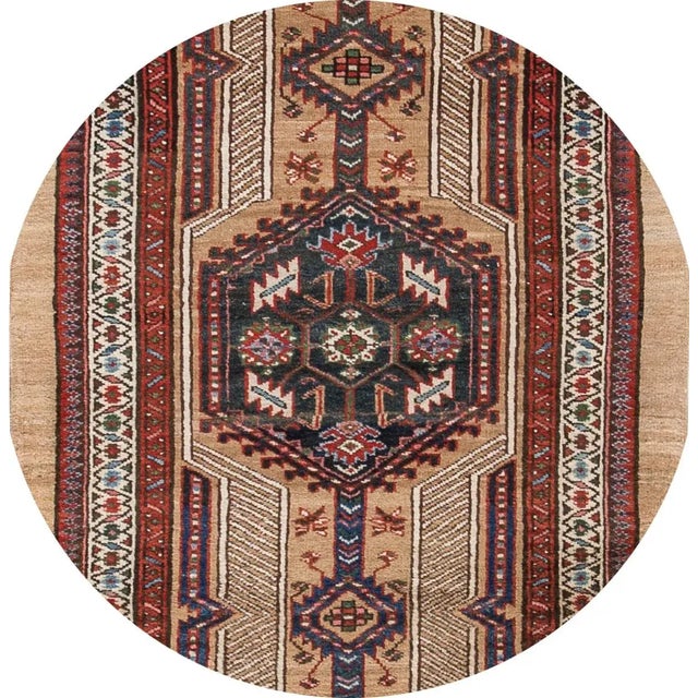 Textile 1950s Apadana Persian Serab Rug, 3'3" X 7'5" For Sale - Image 7 of 7