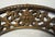 Large Antique Solid Gold Gilt Bronze Oscar Bach Reticulated Ornate Wall Mirror For Sale - Image 10 of 14