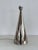 Mid-Century Modern Italian Ceramic Table Lamp in Silver Metallic from Ugo Zaccagnini, 1960s For Sale - Image 12 of 15