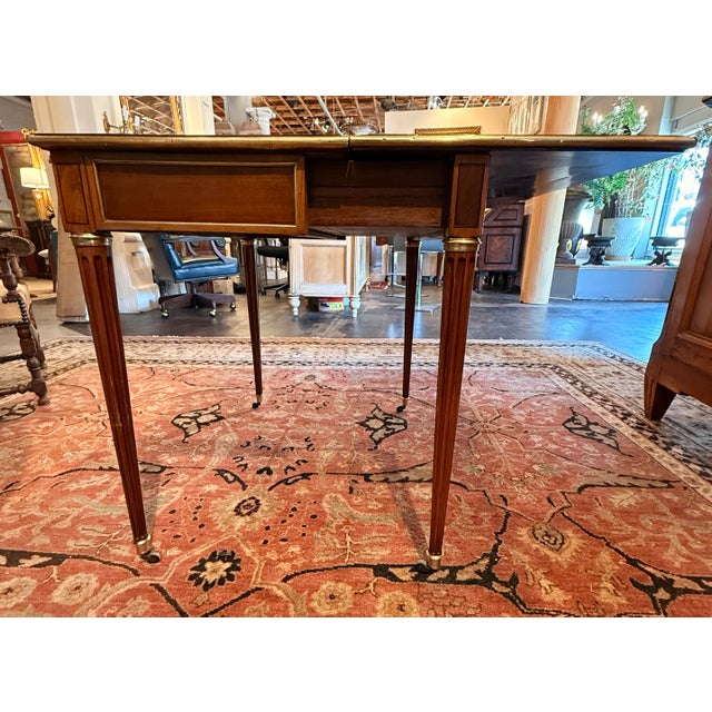 Louis XVI Console Game Table For Sale - Image 9 of 11