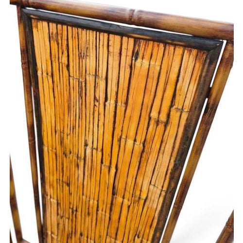 2000 - 2009 Faux Bamboo and Metal Room Divider with Bamboo Panels, 1980s For Sale - Image 5 of 11