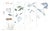 Wonder of the Deep, Wallpaper, a Set of 4 Panels Wallpaper for Kids Room For Sale